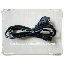 Power cord 3 prongs US standard power cable for PC